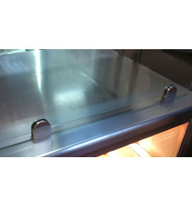 J78 Glass Shelf Support - mounted