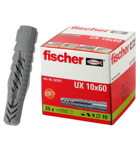 Fischer Universal Plugs UX - 10 x 60 mm, 25 pc.
