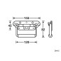 Adam Hall 34482 Spring Handle Surface Mount Adam Hall 34482 Spring Handle Surface Mount