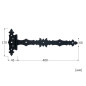 DMX ZBD Decorative Gate Hinge