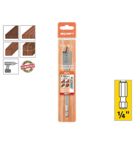 Alpen Flat Wood Drill Bit - 18 mm, Package