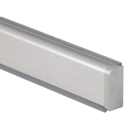 Aluminium Convex Skirting - Mini, Chrome