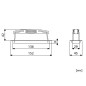Adam Hall 3420 Recessed Palstic Handle