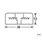 Adam Hall 4907 Rubber Foot With Steel Washer Insert