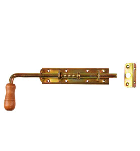 WSP Pull Spring Bolt With Wooden Grip