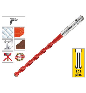 Alpen Profi Multicut Universal Drill Bit - SDS-plus, 10 mm