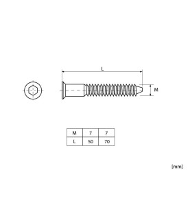 Furniture Screw - Scheme