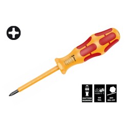 Wera Kraftform 1062 i PH1 VDE Screwdriver For Phillips Screws