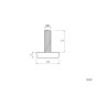 STPCZ Furniture Glide - M6 x 22 mm