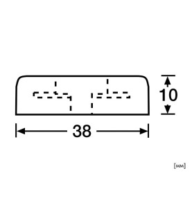 4906 Rubber Foot With Steel Washer Insert - Scheme