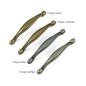 KAMA 1096 Retro Furniture Handle - 96 mm, Old Silver