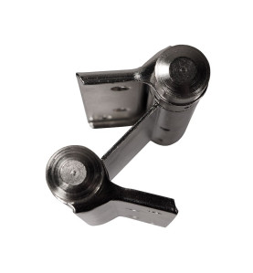 IBFM Double Acting Spring Hinge - 100 mm, Nickel, Up to 22 kg doors