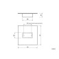 KAMA 0018 Furniture Handle - 32 mm, Matt Chrome