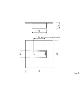 MD-0018 Furniture Handle - scheme