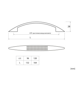 MD-030 Furniture Handle - scheme