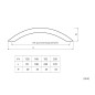 KAMA 790 Furniture Handle - 320 mm, Inox