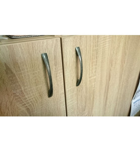 MD-1052 Furniture Handle - Scratched Antique Silver, 96 mm, Application