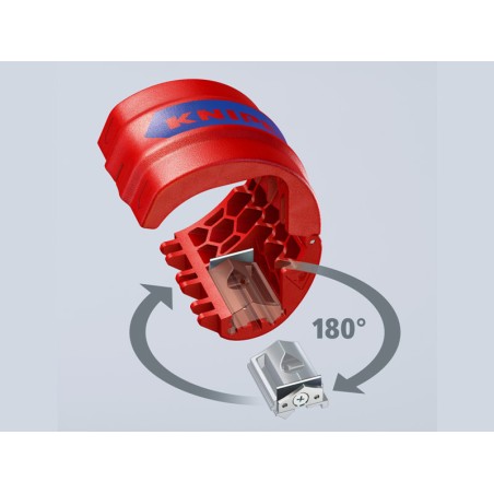 Cutter for plastic pipes KNIPEX BiX