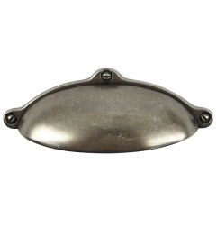 Marsa Retro Furniture Handle - 64 mm, Antique Silver