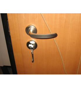 Regulus Interior Door Handles - Matte Nickel, Application