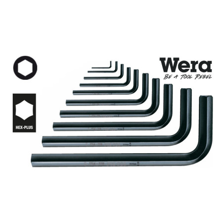 Hexagonal L-keys WERA HEX-Plus