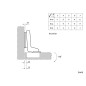 KAMA Furniture Hinge Premium Quality - Inset