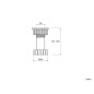 KAMA Plastic Adjustable Kitchen Leg - 85 - 130 mm