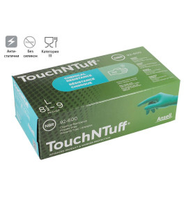 Ръкавици от нитрил за еднократно ползване Ansell TouchNTuff 92-600, М, 100 бр.