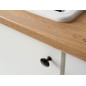 GTV Udine Furniture Handle - With Screw, Nickel Black