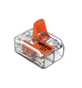 Splicing connector WAGO 2-conductor