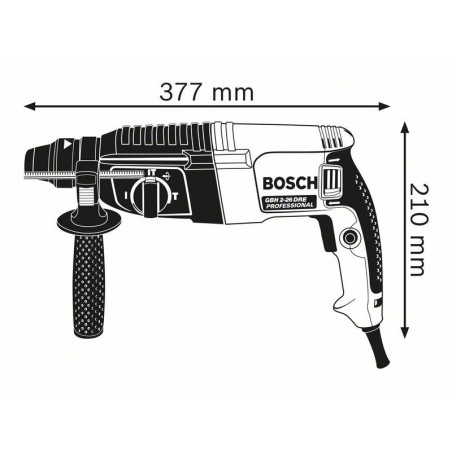 Перфоратор със SDS plus BOSCH GBH 2-26 DRE