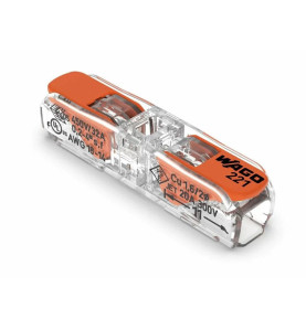 Splicing connector WAGO Inline 2-conductor