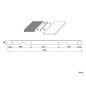 Profile For Connecting Two 28 mm Kitchen Countertops Under 90°