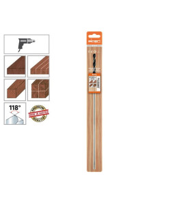 Alpen Machine Cavity Wood Drills - Package