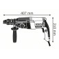 Rotary hammer SDS plus BOSCH GBH2-26DRE