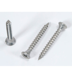 Stainless Steel A2 Wood Screws - ∅3.5 mm x 30 mm, PZ 2