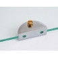 2710 Glass Shelf Support - Chrome