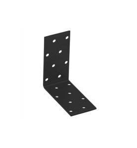 KM 7C Metal Angle Bracket Black -  80 x 80 x 40 mm