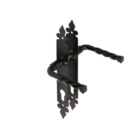 Door handle DOMAX, black - 90mm