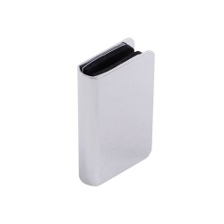 Striker For Glass Doors - U-Type, Chrome