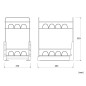 KAMA MK-400 Kitchen Basket KAMA MK-400 Kitchen Basket