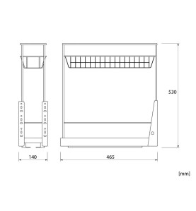 EMK1 Kitchen Basket - scheme