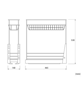 EMK2 Kitchen Basket - scheme