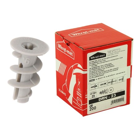 Wkret-met DRN-23 Plasterboard Nylon Plugs