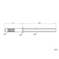 RA-SHP Hidden Shelf Support With Hanger Bolt
