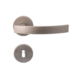 Argus Door Handle - For Standart Key, Matte Nickel