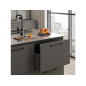 GTV UZ-819 Furniture Handle - 128 mm, Black matt