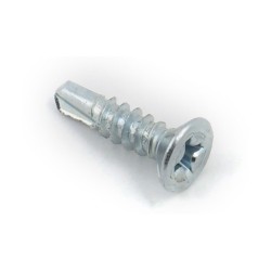 Gypsum To Steel Self-drilling Screw - White, 3.9 x 16 mm