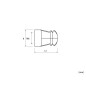 Wood Anchor Nut - M6