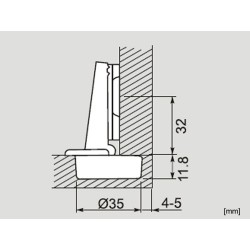 GTV Basic Furniture Hinge